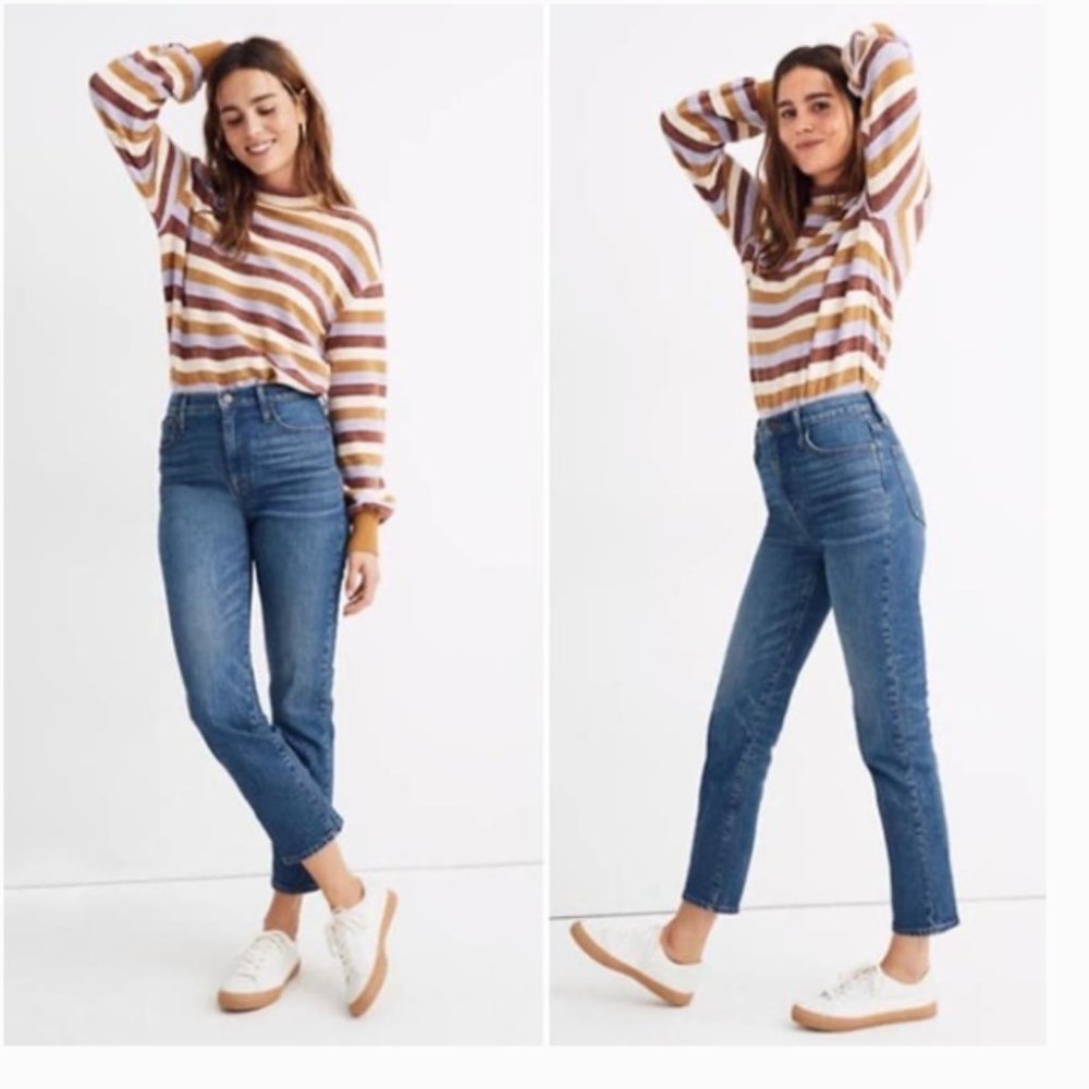 Madewell Classic Straight Coldbrook Wash Jeans 28